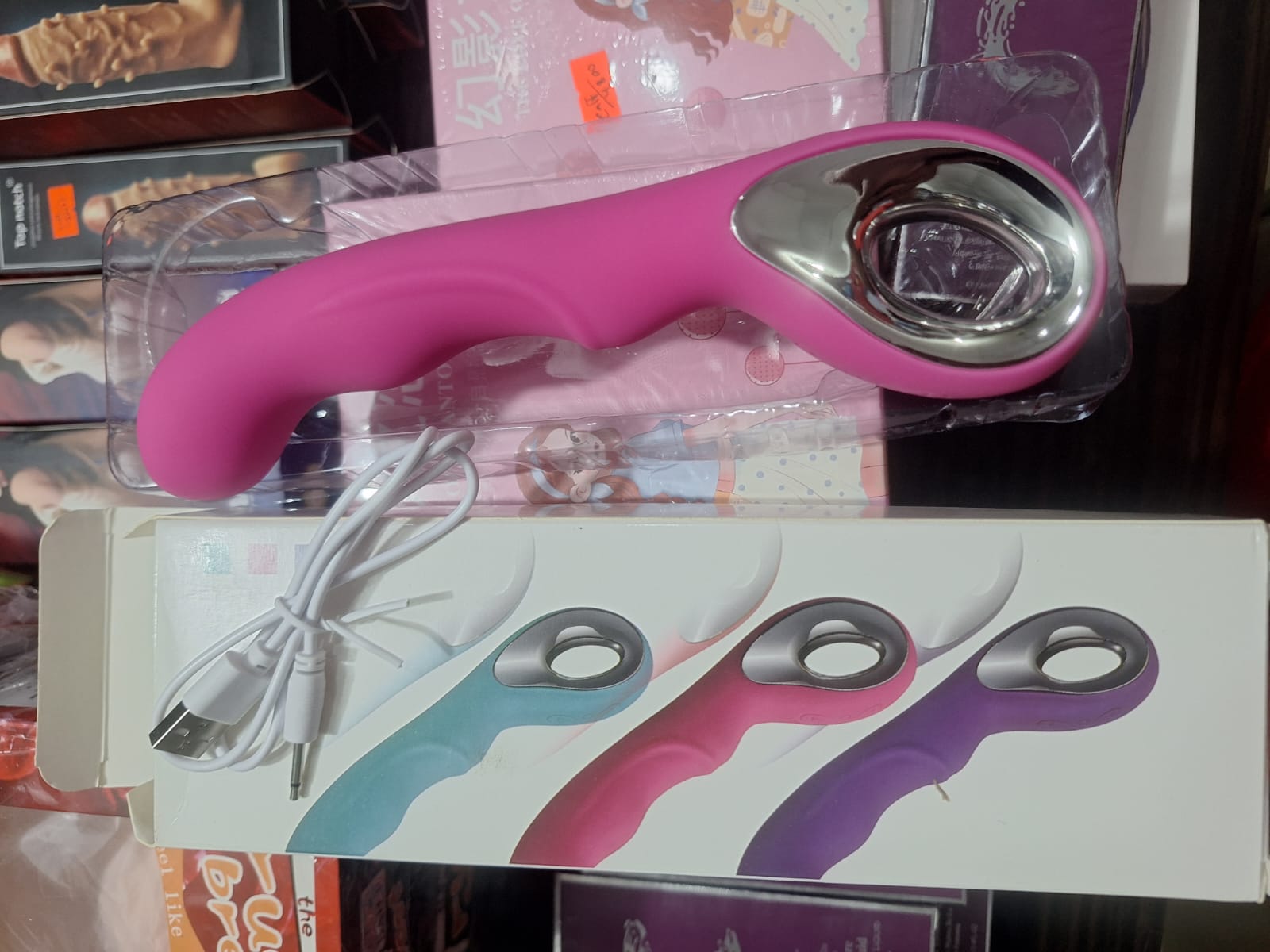 rechargable and reuseable multifunction vibrator