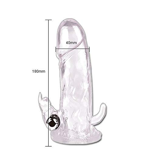 Reuseable Penis Sleeves For Men With Vibrator