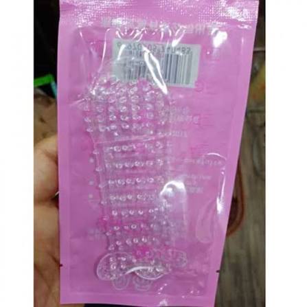 Reusable Ejaculation Delay Crystal Condom Penis Sleeve for Men